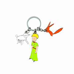 Porte-clés Le Petit Prince Mouton et renard