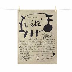 Tea towel Joan Miró - Summer