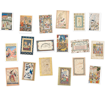 Boîte de 18 cartes postales 14 x 20 cm - Musée du Louvre, Les Arts de l'Islam