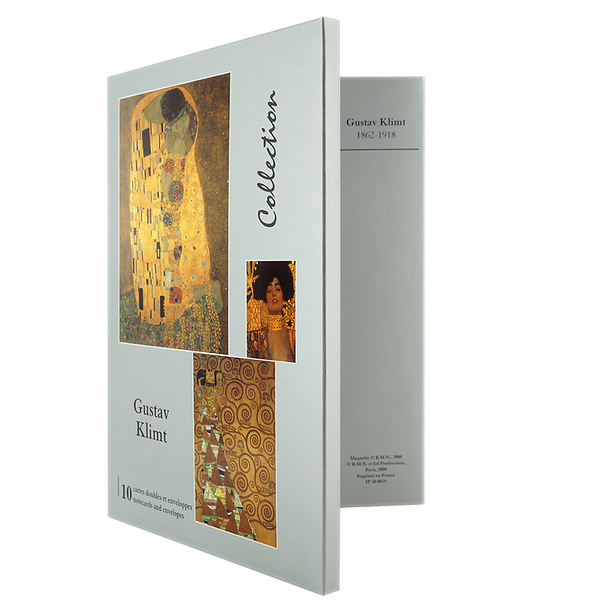 10 Cartes doubles & enveloppes - Gustav Klimt