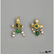 Collier Lyre et perle