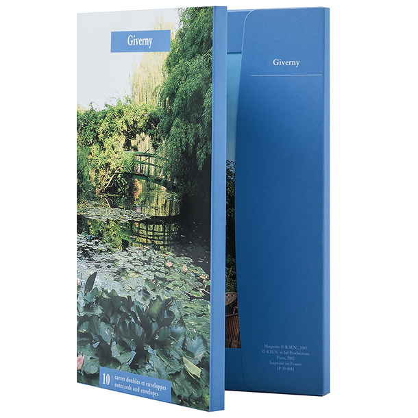 Set of 10 Notecards & Envelopes Giverny