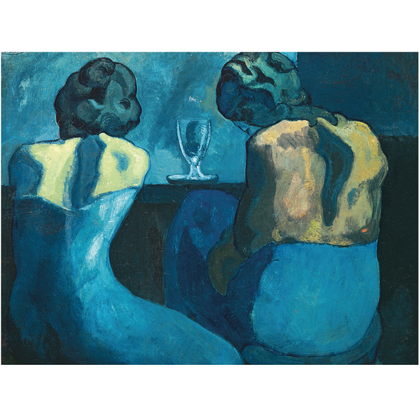 Affiche Picasso Pierreuses au bar