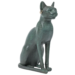 Goddess Bastet as a cat - Bronze