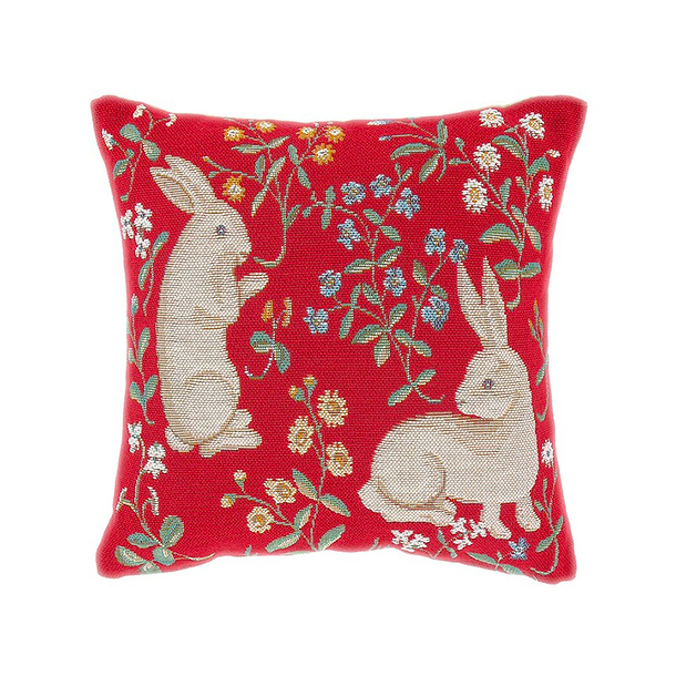 Coussin Lapin - Rouge