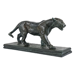 Walking Jaguar Barye - Bronze