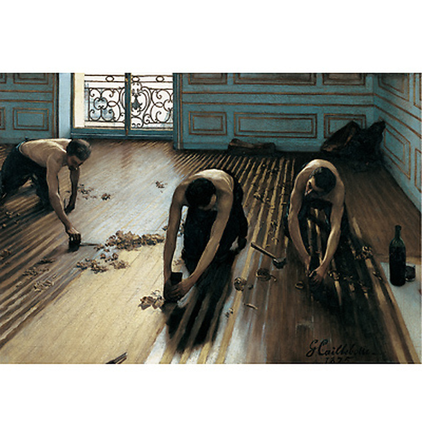 Affiche Gustave Caillebotte - Les raboteurs de parquet