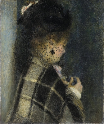 Young woman with a veil