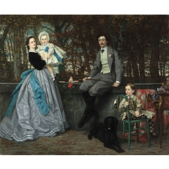 Portrait of the Marquis and Marchioness of Miramon and their children