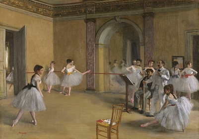 Le Foyer de la danse à l'Opéra de la rue Le Peletier