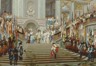 Reception of Condé in Versailles