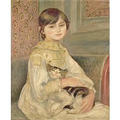 Portrait of Julie Manet or Little Girl with Cat
