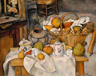 Kitchen table (Still-life with basket)