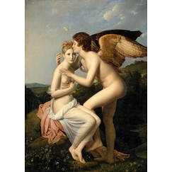 Psyche and Cupid, also known as Psyche Receiving Cupid's First Kiss