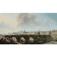 Le pont Neuf et la Samaritaine, à Paris