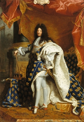 Louis XIV, King of France, full-length portrait in royal costume