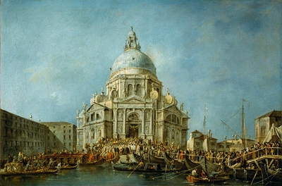 The Doge of the Venice Goes to the Salute on the 21 November