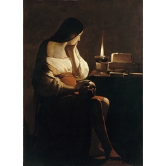 Mary Magdalene with a night light