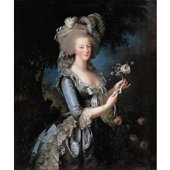 La reine Marie-Antoinette dit \"à la Rose\" (1755-1793)