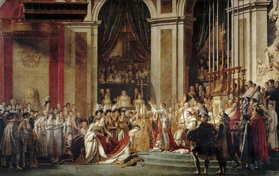 Sacre de l'empereur Napoléon et couronnement de l'impératrice Joséphine