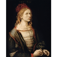 Portrait of the Artist Holding a Thistle