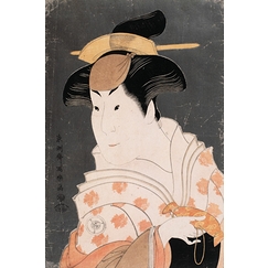 Portrait of onnagata Iwai Hanshirô IV in the role of Shigenoi