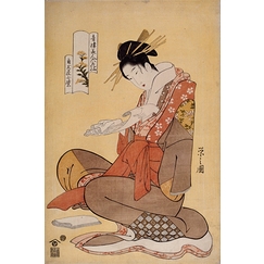 La courtisane Komurasaki de Kadotamaya