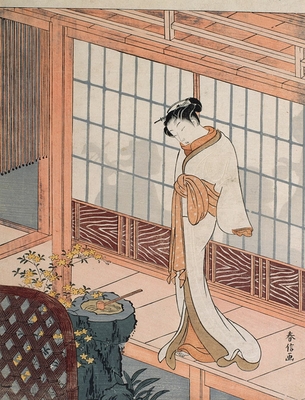 Courtesan on the engawa