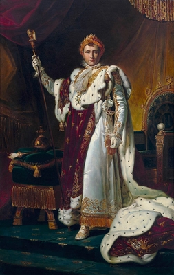 Napoleon I in coronation costume