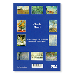 10 cartes doubles & enveloppes - Claude Monet