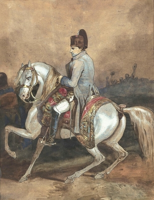 Equestrian portrait of Napoleon