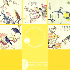 Set of 10 Notecards & Envelopes Birds