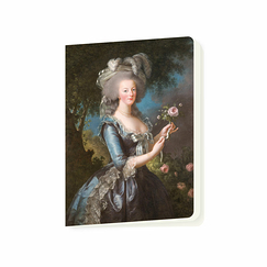 Notebook Vigée Le Brun - Portrait of Marie-Antoinette with the Rose