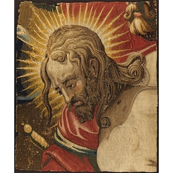 Tapestry: Christ's head of the Saint-Merry hanging