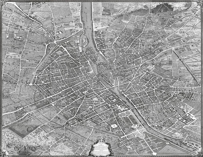 Map of Paris, known as Turgot's map