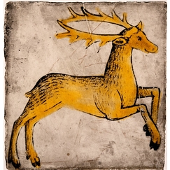 Cerf chevauchant