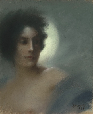 Study of a woman, or the Eclipse, or a woman with a crescent