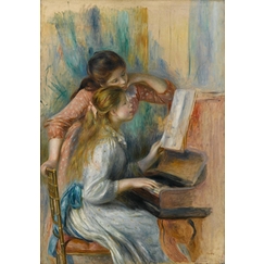 Jeunes filles au piano