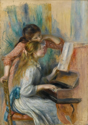 Jeunes filles au piano