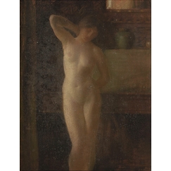 Study of nude in an interior