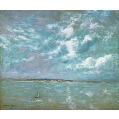 Breton sky at Pouldu