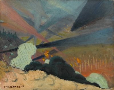 Verdun, esquisse, 1917