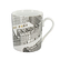 Mug Plan de Turgot - Or