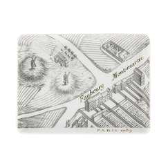 "Turgot Map of Paris" Rectangular plate