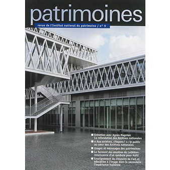 Revue de l'Institut national du Patrimoine - Patrimoines n°9