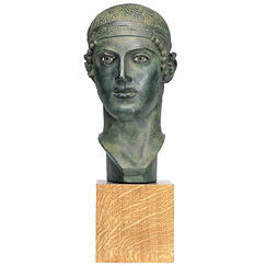 Head of a victorious charioteer