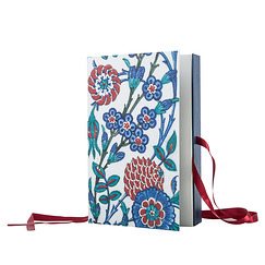Notebook with Ribbon Iznik - Tile with Plumtree Blossoms