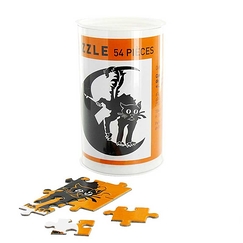 Puzzle 54 pièces - Chat noir