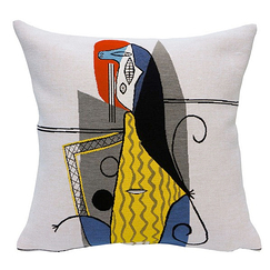 Housse de coussin Picasso Femme dans un fauteuil