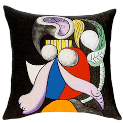 Picasso Cushion cover Woman with flower